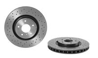 Remschijf BREMBO XTRA LINE BREMBO, Remschijftype: Geperforeerd / Geventileerd, u.a. für Nissan