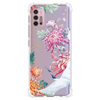 Motorola Moto G30 | G20 | G10 Case Anti-shock Bird Flowers