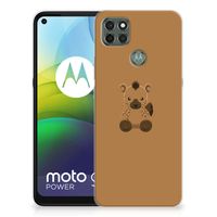 Motorola Moto G9 Power Telefoonhoesje met Naam Baby Hyena - thumbnail