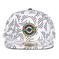 Pokemon Snapback Cap Pokeball White