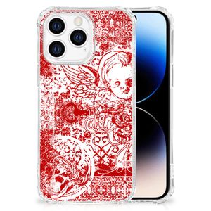 Extreme Case iPhone 14 Pro Angel Skull Rood