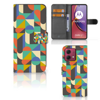 Motorola Moto G84 Telefoon Hoesje Funky Retro - thumbnail