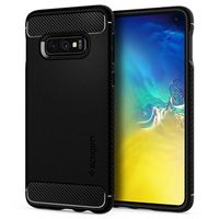 Spigen Rugged Armor Samsung Galaxy S10e Hoesje - Zwart