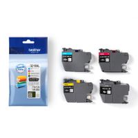 Brother LC3219XLVALBP tonercartridge 4 stuk(s) Origineel Zwart, Cyaan, Magenta, Geel - thumbnail