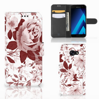 Hoesje Samsung Galaxy A5 2017 Watercolor Flowers - thumbnail