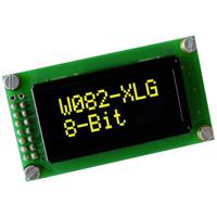 DISPLAY VISIONS OLED-display Geel-groen 5.55 mm 3.3 V, 5 V Aantal cijfers: 2 EAW082-XLG