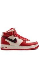 Nike baskets Air Force 1 '07 LX 'Plaid Cream Red' - Rouge - thumbnail