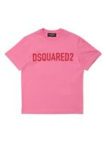 DSQUARED2 KIDS t-shirt en coton à logo imprimé - Rose