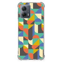 Motorola Moto G53 Doorzichtige Silicone Hoesje Funky Retro