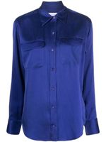 Equipment chemise Signature en soie - Bleu