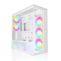 ARCTIC Xtender (White) - PC-Kast, Gehard Panoramaglas, 2 x 420 mm Radiatorsteun, 5- A-RGB Ventilatoren Voorgemonteerd - Wit