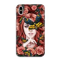 Lady Moth: iPhone XS Tough Case