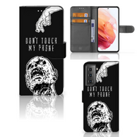 Portemonnee Hoesje Samsung Galaxy S21 Zombie - thumbnail