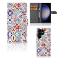 Samsung Galaxy S23 Ultra Bookcase Tiles Color