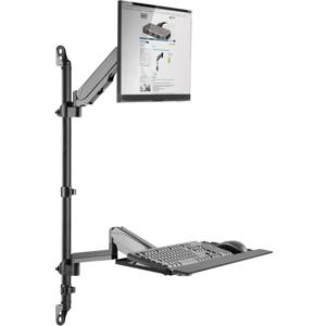 Digitus DA-90372 Monitor-wandbeugel 1-voudig 43,2 cm (17) - 81,3 cm (32) Zwart In hoogte verstelbaar, Zwenkbaar, Kantelbaar, Kantelbaar en zwenkbaar,