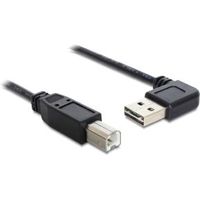 Delock 85167 Kabel EASY-USB 2.0 Type-A male haaks links / rechts > USB 2.0 Type-B male 0,5 m