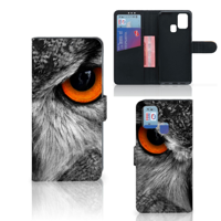 Samsung Galaxy M31 Telefoonhoesje met Pasjes Uil
