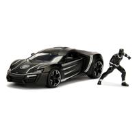 Avengers Diecast Model 1/24 Lykan Hypersport Black Panther - thumbnail