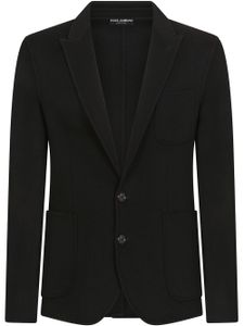 Dolce & Gabbana blazer à revers pointus - Noir