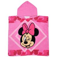 Disney Badponcho Minnie Mouse 50 X 100 Cm Katoen Roze