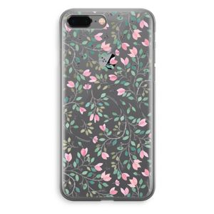 Sierlijke bloemen: iPhone 8 Plus Transparant Hoesje