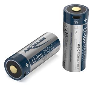 Ansmann 1307-0012 huishoudelijke batterij Oplaadbare batterij Lithium-Ion (Li-Ion)