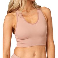 Pure Lime Seamless Rib BH - - roze - maat L-XL - thumbnail