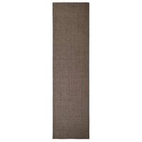 vidaXL Sisalmat voor krabpaal 80x300 cm bruin, sisal tapijt, krabmat, natuurlijk sisal tapijt, kattenkrabmat, sisal mat, sisal kattenkrabmat