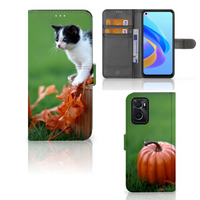 OPPO A76 | A96 Telefoonhoesje met Pasjes Kitten