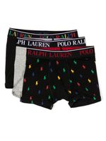 Ralph Lauren Kids slip à bande logo - Noir - thumbnail