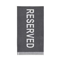 Seahorse Strandhanddoek, Katoen Antraciet, 180x100x4 cm