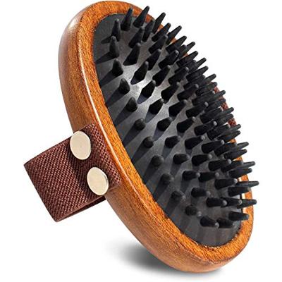 Premium handgemaakte huisdierborstel voor het verzorgen, borstelen en baden van honden en katten met shot of lang haar. Zachte kam van zachte siliconen borstelharen van professionele kwaliteit, ideaal voor het in bad verwijderen en masseren van uw huisdier