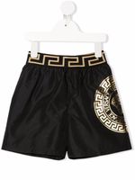 Versace Kids short de bain à imprimé Medusa - Noir