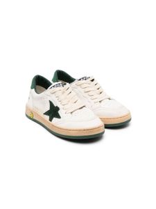 Golden Goose Kids star-patch low-top sneakers - Blanc