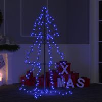 Kegelkerstboom 160 LED's binnen en buiten 78x120 cm - thumbnail