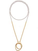 Charlotte Chesnais ring pendant necklace - Métallisé