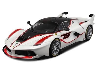Bburago schaalmodel Ferrari FXX K #75 2017 1:18 wit Bburago schaalmodel Ferrari FXX K #75 2017 1:18 wit