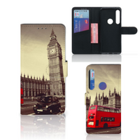 Motorola One Action Flip Cover Londen - thumbnail