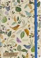 2026 Birds & Berries Weekly Planner (16 Months, Sept 2025 to Dec 2026)