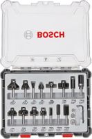 Bosch Accessories Freesset, 1/4 inch schacht, 15-delig 2607017473 - thumbnail