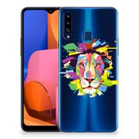 Samsung Galaxy A20s Telefoonhoesje met Naam Lion Color