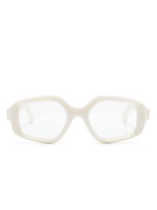 Lapima lunettes de soleil géométriques Elisa - Blanc