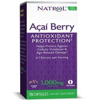 Acai Berry 1000mg Natrol 75v-caps - thumbnail