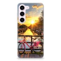 Samsung Galaxy S23 Siliconen Back Cover Amsterdamse Grachten - thumbnail