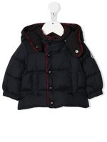 Moncler Enfant doudoune à capuche - Bleu - thumbnail