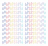 RoomMates muurstickers Raindrop vinyl 220 stuks
