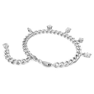 Swarovski 5671184 Armband Dextera zilverkleurig-wit 5 mm 15,5 -20 cm