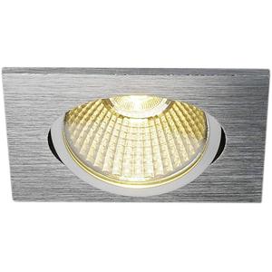 SLV 114396 LED-inbouwlamp LED LED vast ingebouwd 9 W Aluminium (geborsteld)