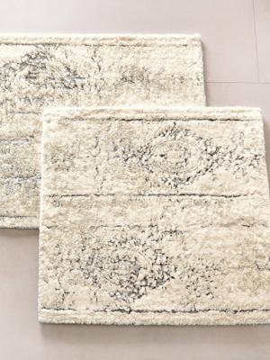 Badmat, ca. 70x120 cm Van Kleine Wolke wit