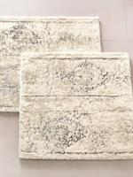 Badmat, ca. 70x120 cm Van Kleine Wolke wit